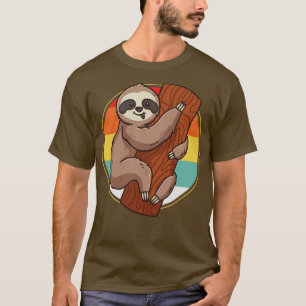 Sloth Retro T-Shirt