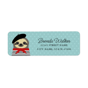 Sloth Return Address Labels