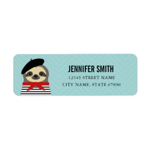 Sloth Return Address Labels