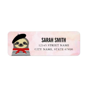 Sloth Return Address Labels