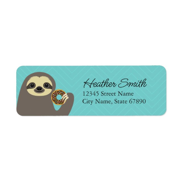 Sloth Return Address Labels (Front)