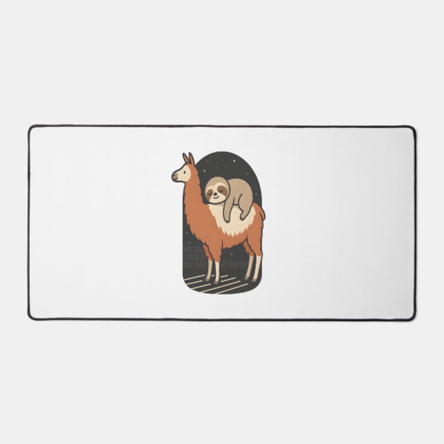 Sloth Riding Llama (Recto)