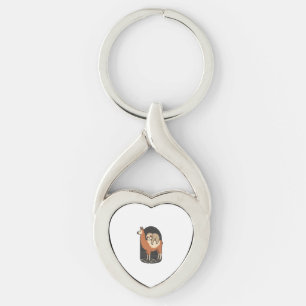 Sloth Riding Llama Keychain