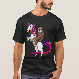 Sloth Riding Unicorn T-Shirt