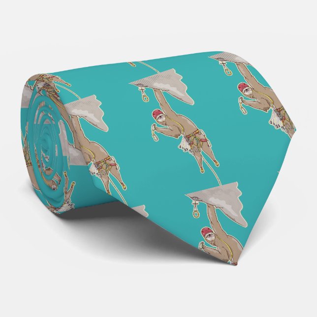 Sloth Rock Climber Trad gear Tie (Rolled)