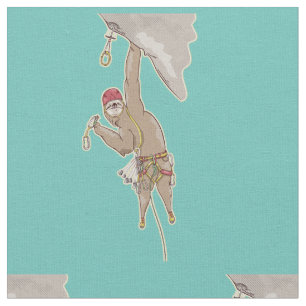 Sloth rock climbing fabric