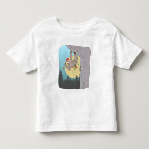 Sloth Rock climbing Toddler T-shirt
