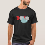 Sloth Rocket T-Shirt<br><div class="desc">Sloth Rocket. A minimalist vector design featuring a sloth hitching a ride on a torpedo. An absurdist commentary on the nature of speed and technology. A great gift for fans of sloths, absurdist humour, and minimalist vector art.</div>