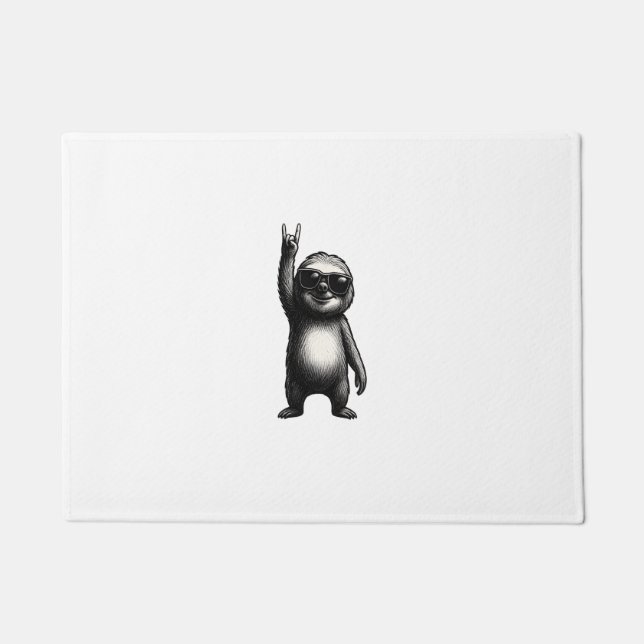 Sloth Rocking Dance Doormat (Front)