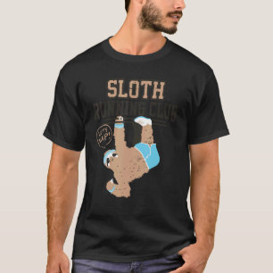 Sloth Running Club Let's Nap  Sloth Runner T-Shirt