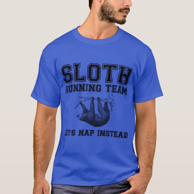 Sloth Running Team T-Shirt (Front)