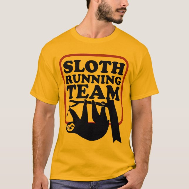 Sloth Running Team T-Shirt (Front)