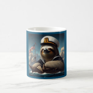 Sloth Sailor Coffee Mug