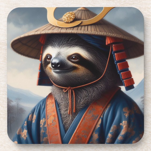 Sloth Samurai Coaster (Front)