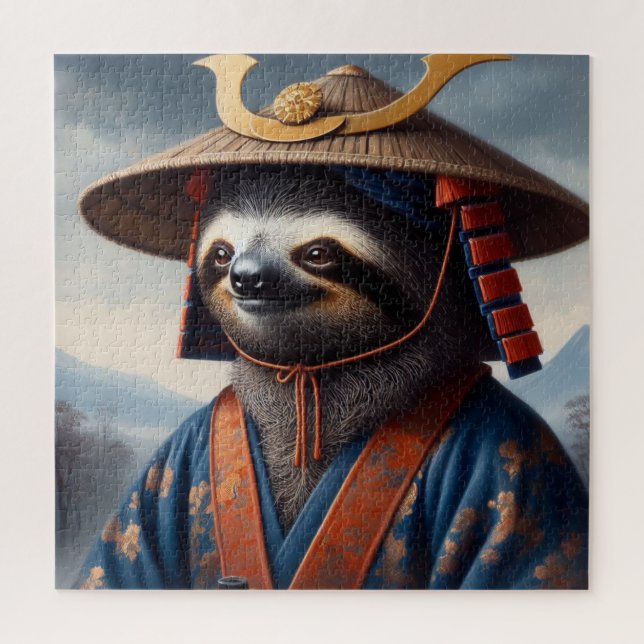 Sloth Samurai Jigsaw Puzzle (Vertical)
