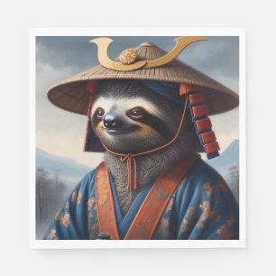 Sloth Samurai Napkin