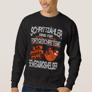 Sloth Saying Anti Running Humour Sweatshirt