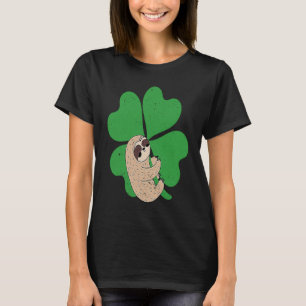 Sloth Shamrock Cute C Lazy St Patricks Day Animal  T-Shirt