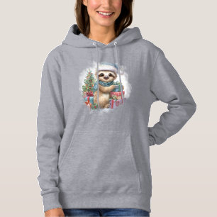 Sloth Shirt Safari Christmas Santa