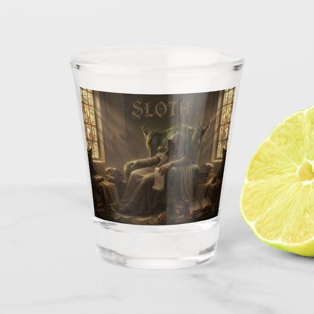 Sloth Shot Glass (Front)