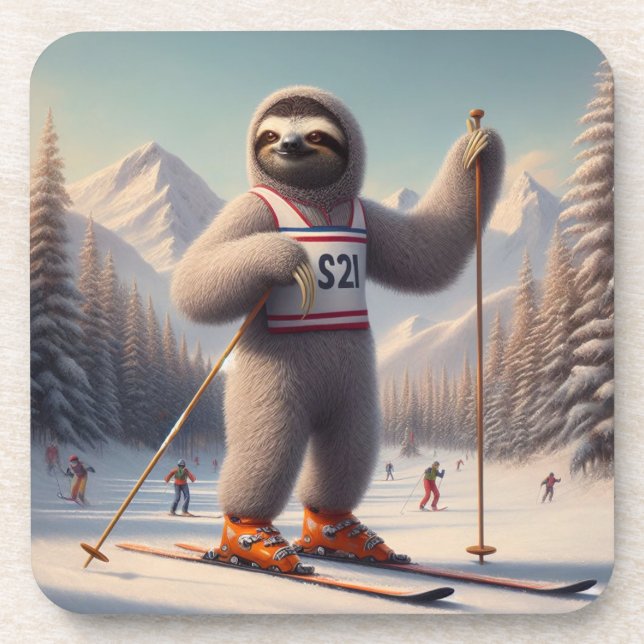 Sloth Skiing Coaster (Front)