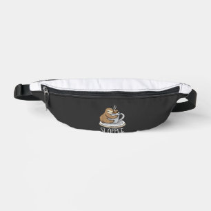 Sloth Sleep at Cup of Coffee Funny Sloth Sloffee T Fanny Pack