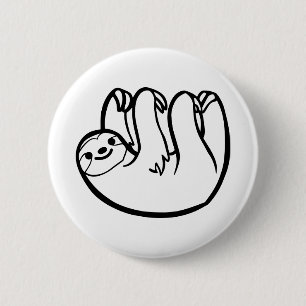 sloth - Sloth funny 2 Inch Round Button