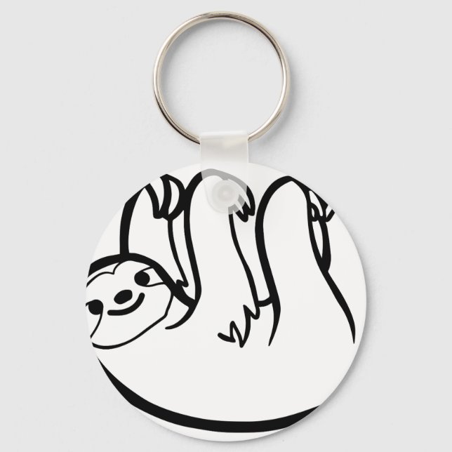 sloth - Sloth funny Keychain (Front)