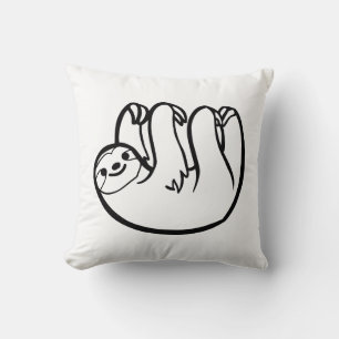 sloth - Sloth funny Throw Pillow