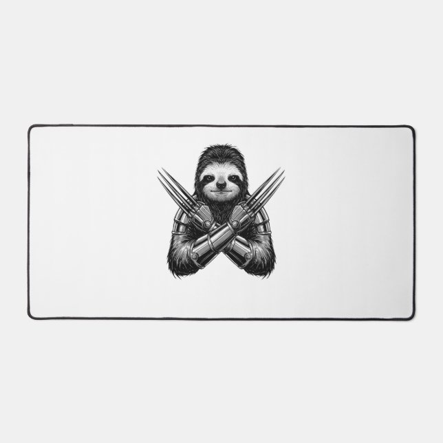 Sloth Slotherine Halloween Desk Mat (Front)