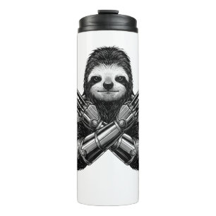 Sloth Slotherine Halloween Thermal Tumbler