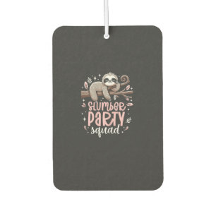 Sloth Slumber Party Squad Kids Girls Sleepover T-S Air Freshener