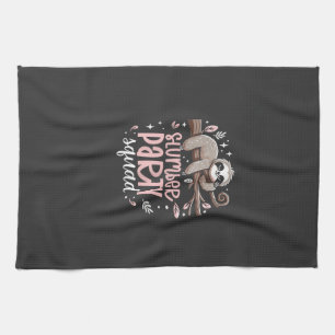 Sloth Slumber Party Squad Kids Girls Sleepover T-S Kitchen Towel