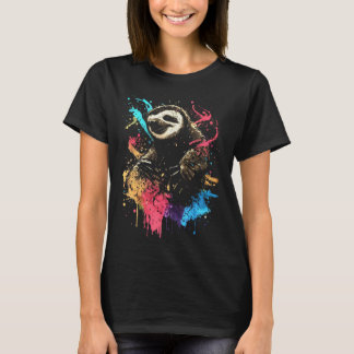 Sloth Splash Vintage Sloth Sleep Animal T-Shirt