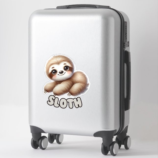SLOTH - STICKER DE NURSERIE (Sur valise)
