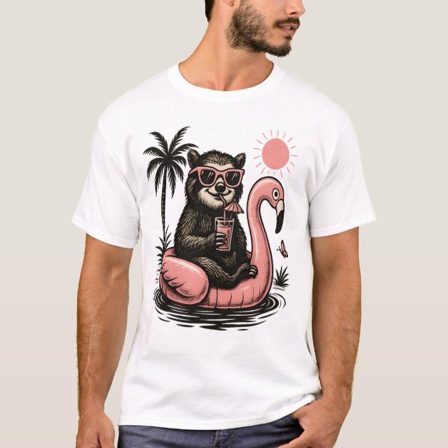 Sloth Summer Vibes T-Shirt (Front)