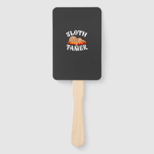 Sloth Tamer Circus Carnival Costume Lazy Sloths T- Hand Fan