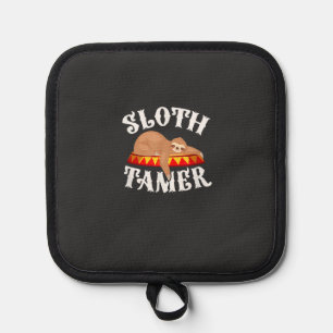 Sloth Tamer Circus Carnival Costume Lazy Sloths T- Pot Holder