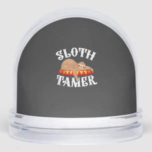 Sloth Tamer Circus Carnival Costume Lazy Sloths T- Snowglobe