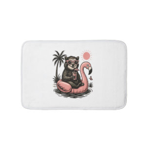 Sloth Team Sloth Hiking Camping Bath Mat
