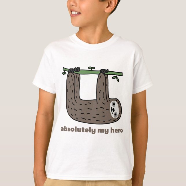 Sloth the Hero T-Shirt (Front)