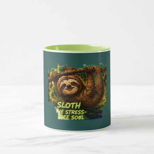 Sloth the Stress, Free Soul Mug (Center)