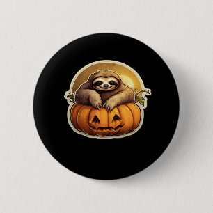 Sloth themed halloween Classic T-Shirt_1 2 Inch Round Button