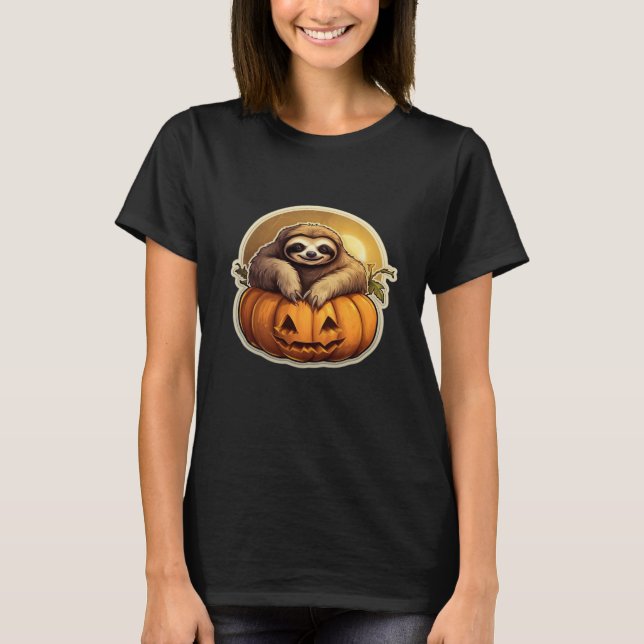 Sloth themed halloween Classic T-Shirt_1 T-Shirt (Front)