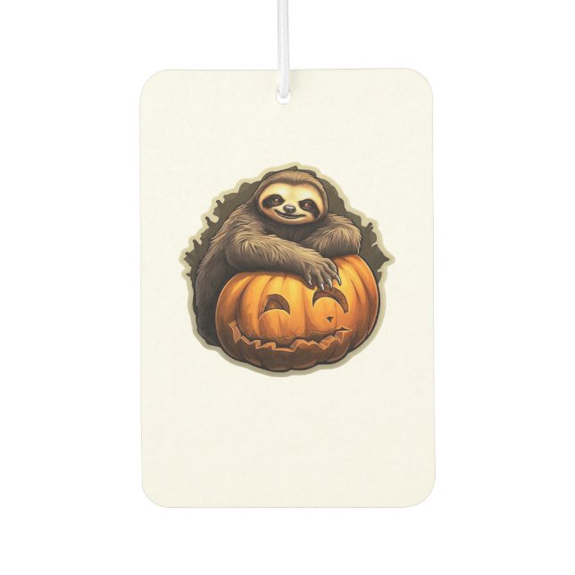 Sloth themed halloween Classic T-Shirt Air Freshener (Front)