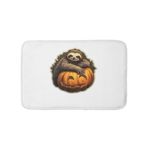 Sloth themed halloween Classic T-Shirt Bath Mat