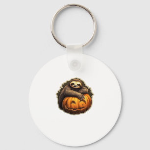 Sloth themed halloween Classic T-Shirt Keychain