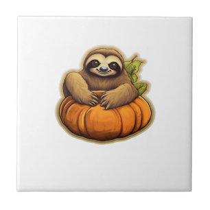 Sloth themed halloween Oversized T-Shirt_1 Tile