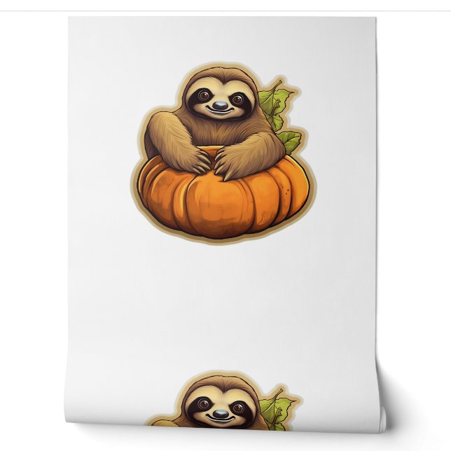 Sloth themed halloween Oversized T-Shirt_1 Wallpaper (Unrolling)