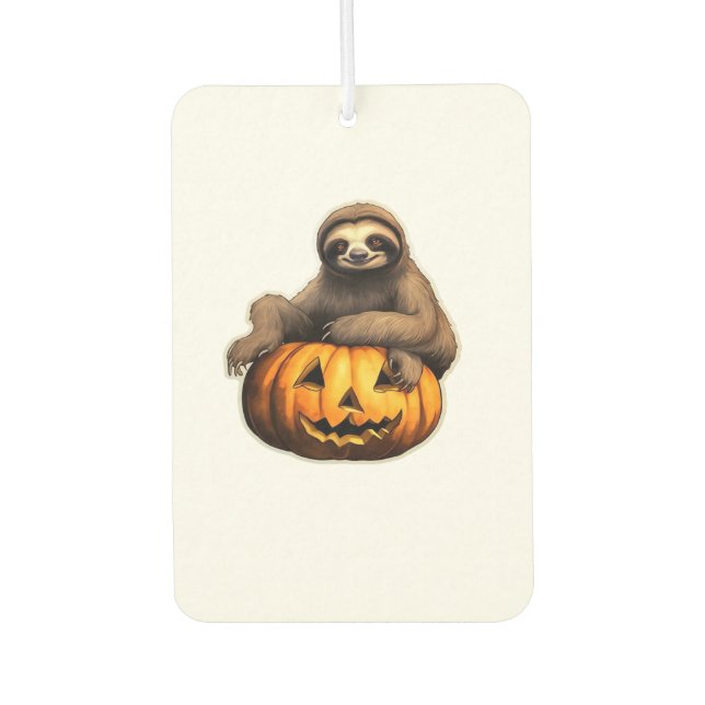 Sloth themed halloween Oversized T-Shirt Air Freshener (Front)